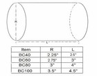 Kufa Bait Casting Reel Cover 3 Pcs Pack  bc80x3 