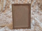 Vintage Picture Frame Shabby Metal Ornate Gold Filigree Design  5 X 7 - M