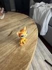  rare  Littlest Pet Shop Orange Short Hait Cat Tiger Green Eyes 2006 C-031g