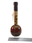 Vtg Decorative Vinegar Peppers Kitchen Decorative Glass Bottle Art Cork Sealed