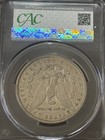 1893 Morgan Silver Dollar  1 Cac Vf Details Cleaned Business Strike