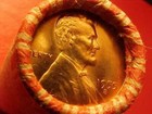 1955-s Obw Original Bank Wrapped Roll Uncirculated  Lincoln Wheat Cent Pennies