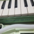 Yamaha Am-37k3 37-key Melodica Green W  Case Mouthpiece   Flexible Blow Pipe