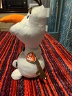Plush Stuffed Ty Disney s Frozen Olaf 2014 Snowman Sparkly Beanie Baby 8  Animal