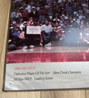 Michael Jordan Chicago Bulls 1988 Nba Mvp Slam Dunk Champion Nike Vintage Poster