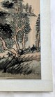 Vtg Japanese Mountain Landscape Signed Painting On Silk Collectible