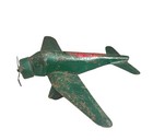 Vintage Old Rare Airplane Air Plane Bomber Pressed Steel Tin Metal Toy Usa