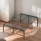 Full queen king Bed Frame No Box Spring Needed Heavy Duty Metal Platform