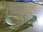 Antique Motorcycle   Aviator - Wire Rimmed Glasses - Very Good 