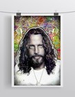 Chris Cornell 16x20in Tribute Poster  Soundgarden Cornell Portrait Free Shipping