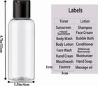 5 Pack 3 4 Oz Travel Bottles For Toiletries Tsa Approved Leakproof Plastic Empty