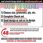 Custom Banner Sign - Digital Uv Printed - Free Art design - Ships Quickly