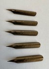 Lot Of 5 Vintage Nos Howard Hunt 22 Extra Fine Round Point Pen Dip Calligraphy