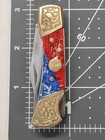 Vintage Mini Buck Style Folding Pocket Knife 5 1 4 Inch With Sheath Pakistan