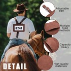4 Pcs Performance Number Holder For Horse Christmas Saddle Horse Show Supplies L