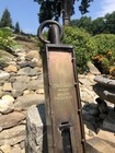 Rare 500lb  Antique Chatillon New York Iron Brass Hanging Weight Spring Scale
