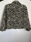 Vintage Painted Pony Women s Xl Zebra Print Jacket Made In Usa Ec