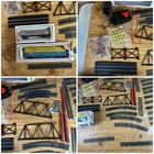 Ho Scale Train Lot Bachmann Tracks Bridges Transformer Accessories   Cars