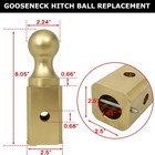 Gnxa2000 Gooseneck Ball Hitch Turn Over Ball 2-5 16  Fit For B w Trailer Hitches