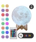 3d Moon Night Light Table Lamp Usb Charging Touch Control Home Decor Gift 18cm