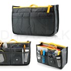 2pack Women Travel Insert Handbag Organizer Purse Large Liner Organizer Tidy Bag