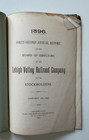 Vintage 42nd Annual Report Booklet 1896 Lehigh Valley Railroad Rr Pennsylvania