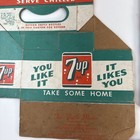 Light Vintage Cardboard Coca-cola 7-up Six Pack Bottle Holders