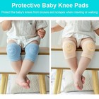 5 Pairs Baby Knee Pads For Crawling Walking  Soft Cotton Knee Pads