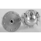 Chaos Semi Truck Rear Wheels W  Spiked Caps
