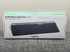 Logitech K585 Multi-device Slim Wireless Keyboard  Cradle Graphite 595990