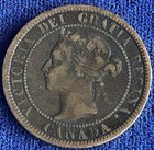 Queen Victoria Canada Large Cent     Date Uncertain