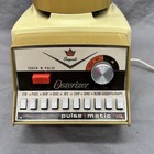 Vintage 1970s Oster Osterizer Pulse O Matic 10 Blender Imperial Harvest Gold