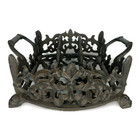 Heavy Cast Iron Vintage Silverware Caddy