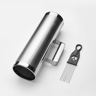 Metal Guiro 12 x 4  Stainless Steel With Scraper Latin Percussion Instrument    