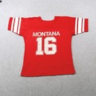 Vintage 80s Salem San Francisco 49ers Joe Montana 16 Jersey T-shirt Red S Usa