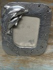 Dolphin Frame Metal 1994 Udc  Ocean Bubbles Picture 3 5  X 4 5  Wall Or Table