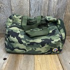 Webkinz Ganz Camo Pet Carrier Bag Green Camouflage Mesh Window Toy Accessory