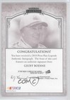 2010 Press Pass Legends Motorsports Masters Auto Silver  99 Geoff Bodine Auto
