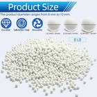 8 Pounds Rock 8mm Tumbling Filler Media  Reusable Ceramic Pellets Media Small Wh