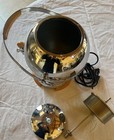 Vtg Art Deco Chrome Bakelite Coffee Orb Percolator Manning Bowman