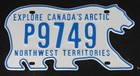 Bear - Northwest Territories Canada License Plate   2010  Pick A Number