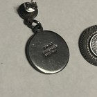 Vintage Taxco Sterling  Silver Mayan Calendar Earrings