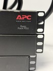 Lot Of 3 Apc Ap9570 Rack Pdu  Basic  1u  30a  208v   4  C19s With Rack Mount