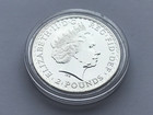 2013 Silver Gilded Britannia 1 Ounce 1oz 2 Pounds  999 Fine Silver Coin
