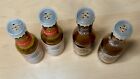 Two Pair Of Beer Bottle Salt   Pepper Shakers 4  Tall - Vintage