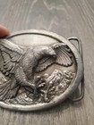 Eagle Men s Bergamot Brass Works  w-146 Metal Belt Buckle Made Usa