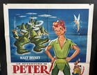 Vintage Walt Disney Peter Pan Italian Movie Poster 39 5x55