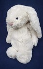 Jellycat London Soft Cream White Bashful Bunny Rabbit Plush Stuffed 12  Euc