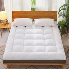 Pillow Top Mattress Fluffy Topper Thick Pad Quilted Premium Ultra Soft Cover Bed