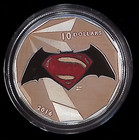 2016 Canada  10 Batman V Superman  Dawn Of Justice Logo 9999 Silver Coin